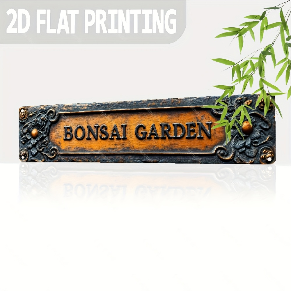2 Boyutlu Düz - Dayanıklı Alüm - Bonsai Garden And Cafe incelemesi ve fiyatı