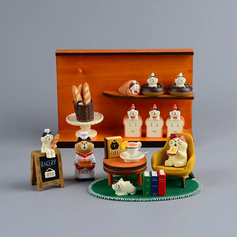 Zakka Tarzı Karikatür Kedi Ekm - Bonsai Garden Japan incelemesi ve fiyatı