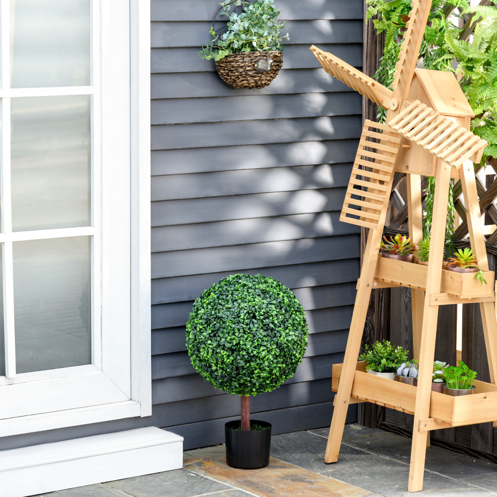 23.5 inç Yapay Şimşir Topiary  - Bonsai Gardenia incelemesi ve fiyatı