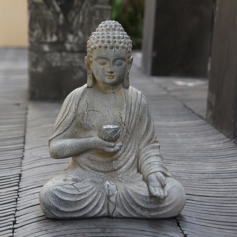 Reçine Güneş Buda Heykeli Heyk - Bonsai Garden Zen incelemesi ve fiyatı
