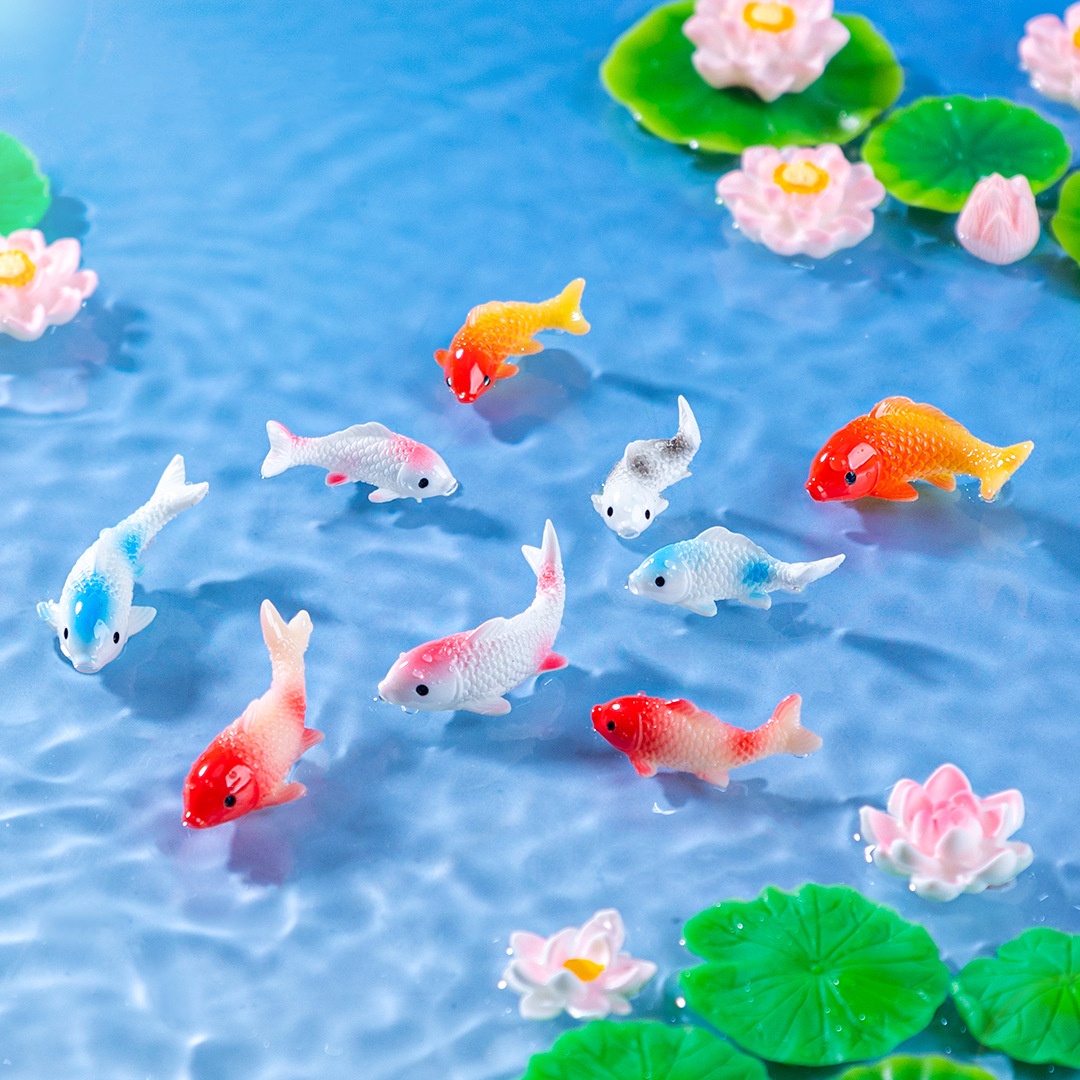 10 adet Mini Koi balık reçine  - Bonsai Gardenia incelemesi ve fiyatı