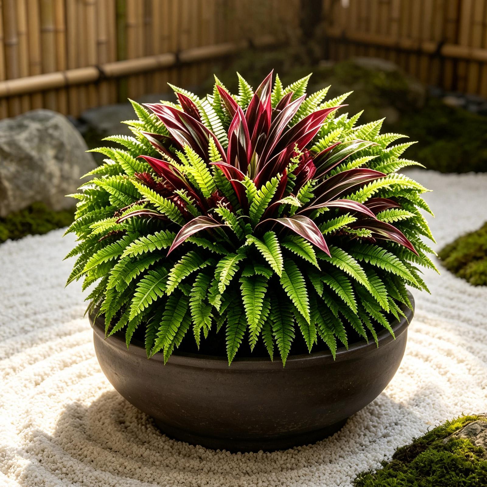 Yapay Eğrelti Otları, UV Işınl - Bonsai Garden And Cafe incelemesi ve fiyatı