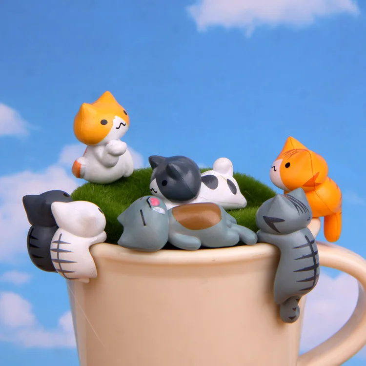 6 adet/takım karikatür şanslı  - Bonsai Garden Japan incelemesi ve fiyatı